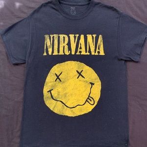 Faded Black Nirvana Shirt